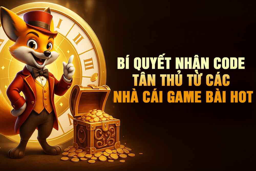 Bí quyết nhận code tân thủ từ các nhà cái game bài hot