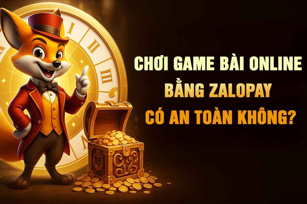 Chơi game bài online bằng ZaloPay có an toàn không