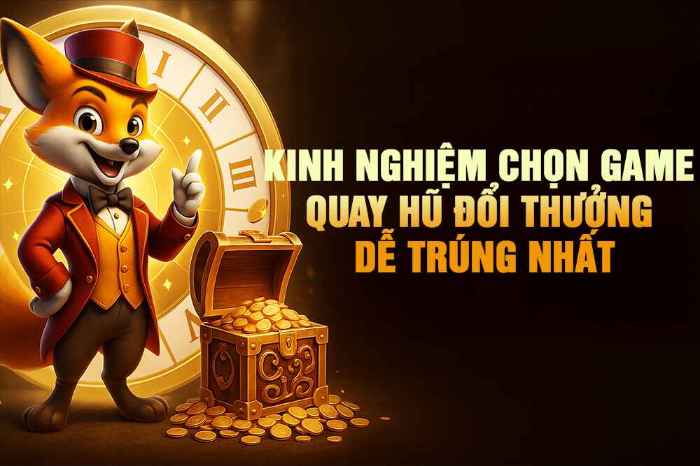 Kinh nghiệm chọn game quay hũ đổi thưởng dễ trúng nhất